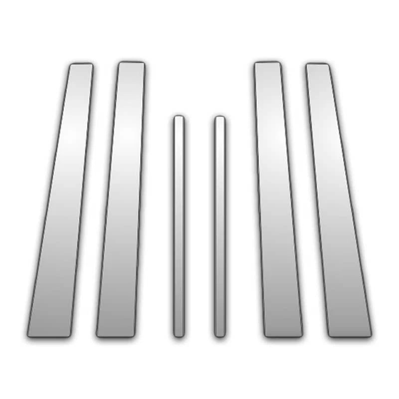 6Pc Chrome Pillar Post Covers for 02-09 GMC Envoy Xl - Upgrade Your Auto P3352