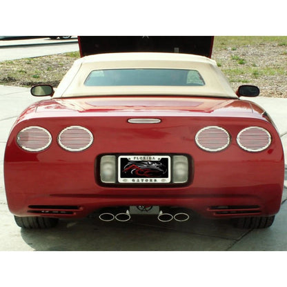 5th Brake Light Grille Replacement Polished Stainless for 1997–2004 Corvette