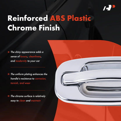 Chrome Exterior Door Handle for Chevy Silverado 1500 GMC