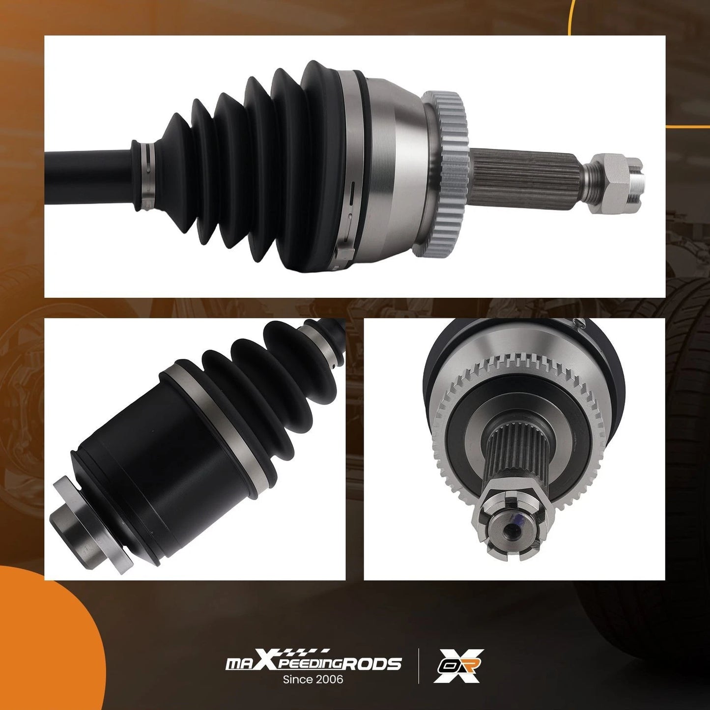 CV Axle Assembly for Hyundai Santa Fe (2007–2009) Front Right Passenger AWD