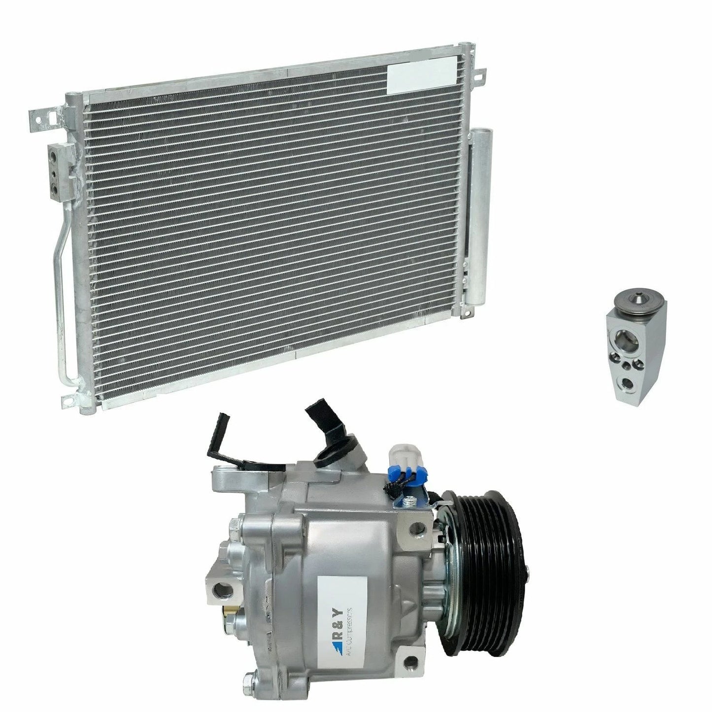 AC Compressor Kit With Condenser Replacement for Chevrolet Sonic (2017–2018)