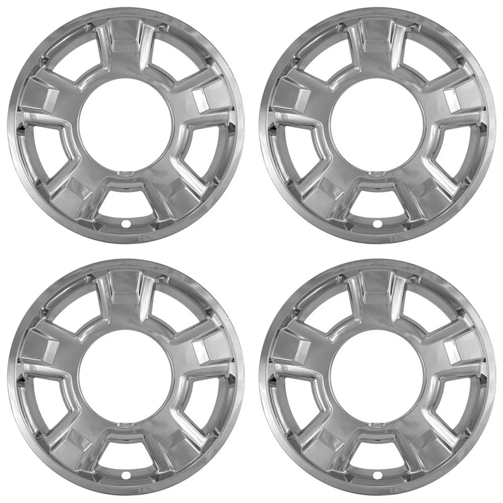 4 Chrome 17" Wheel Skins hubcaps Full Aluminum Covers for 2009-2014 Ford F150
