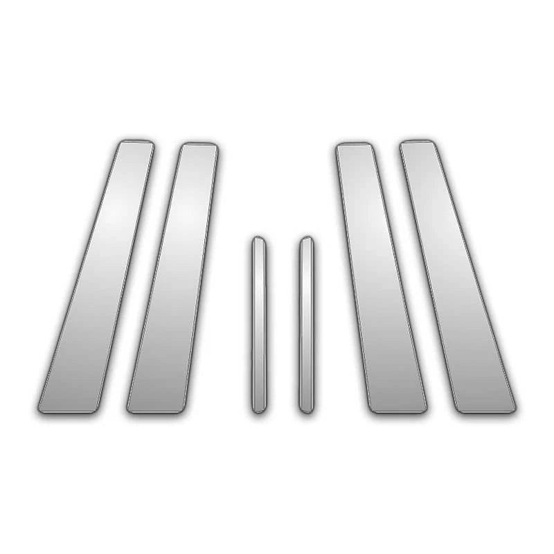 6 Pc Chrome Pillar Post Covers for 06-08 Volkswagen Passat - P7216