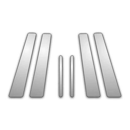 6 Pc Chrome Pillar Post Covers for 06-08 Volkswagen Passat - P7216