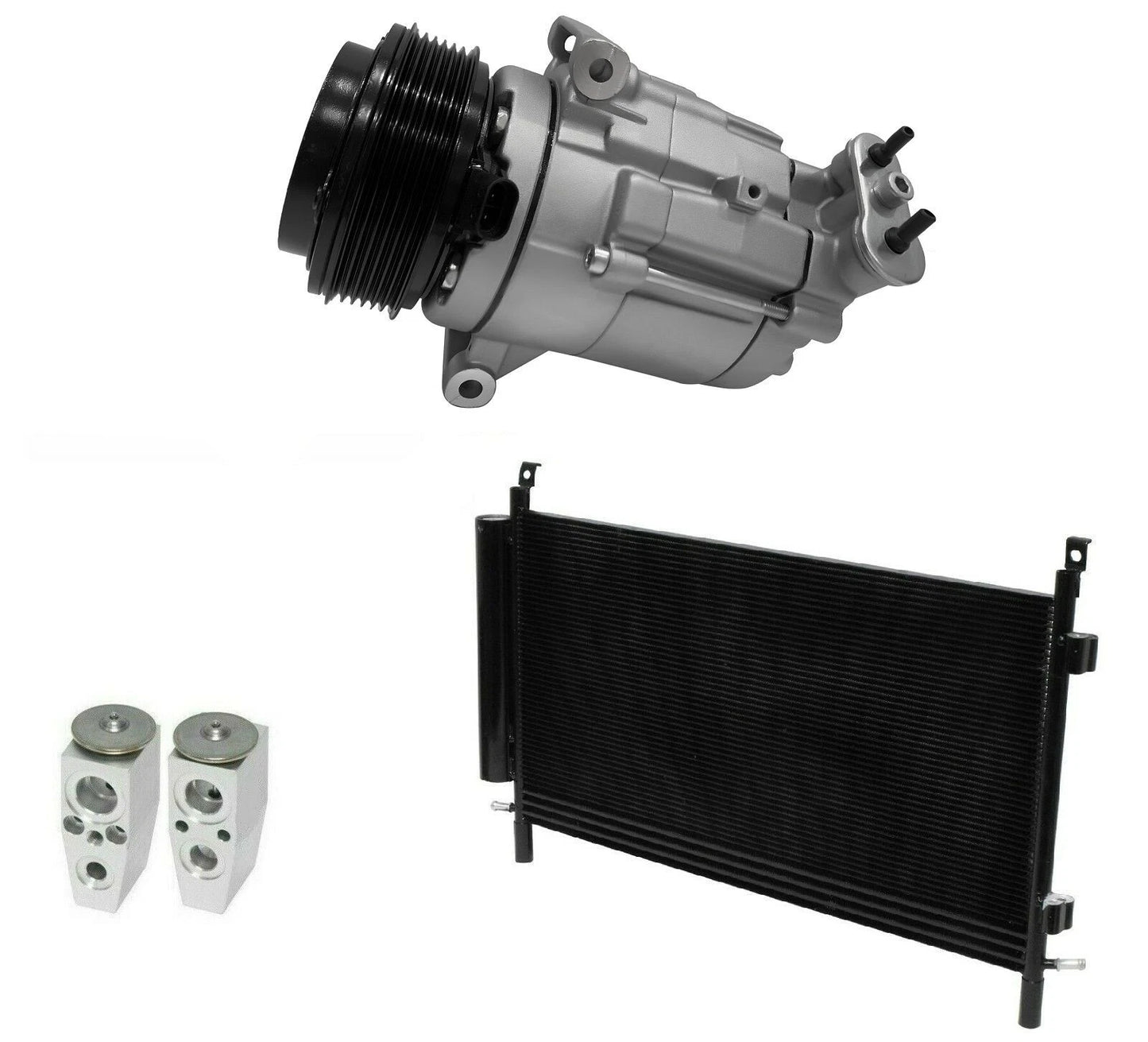 A/C Compressor Kit With Condenser for Chevy Camaro 3.6L (2011–2015)