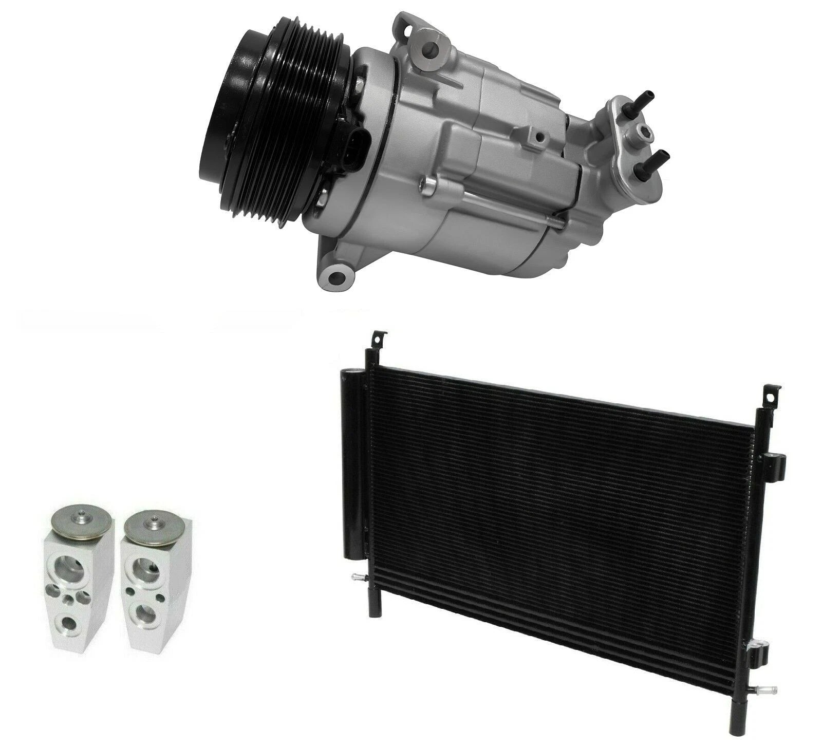 A/C Compressor Kit With Condenser for Chevy Camaro 3.6L (2011–2015)