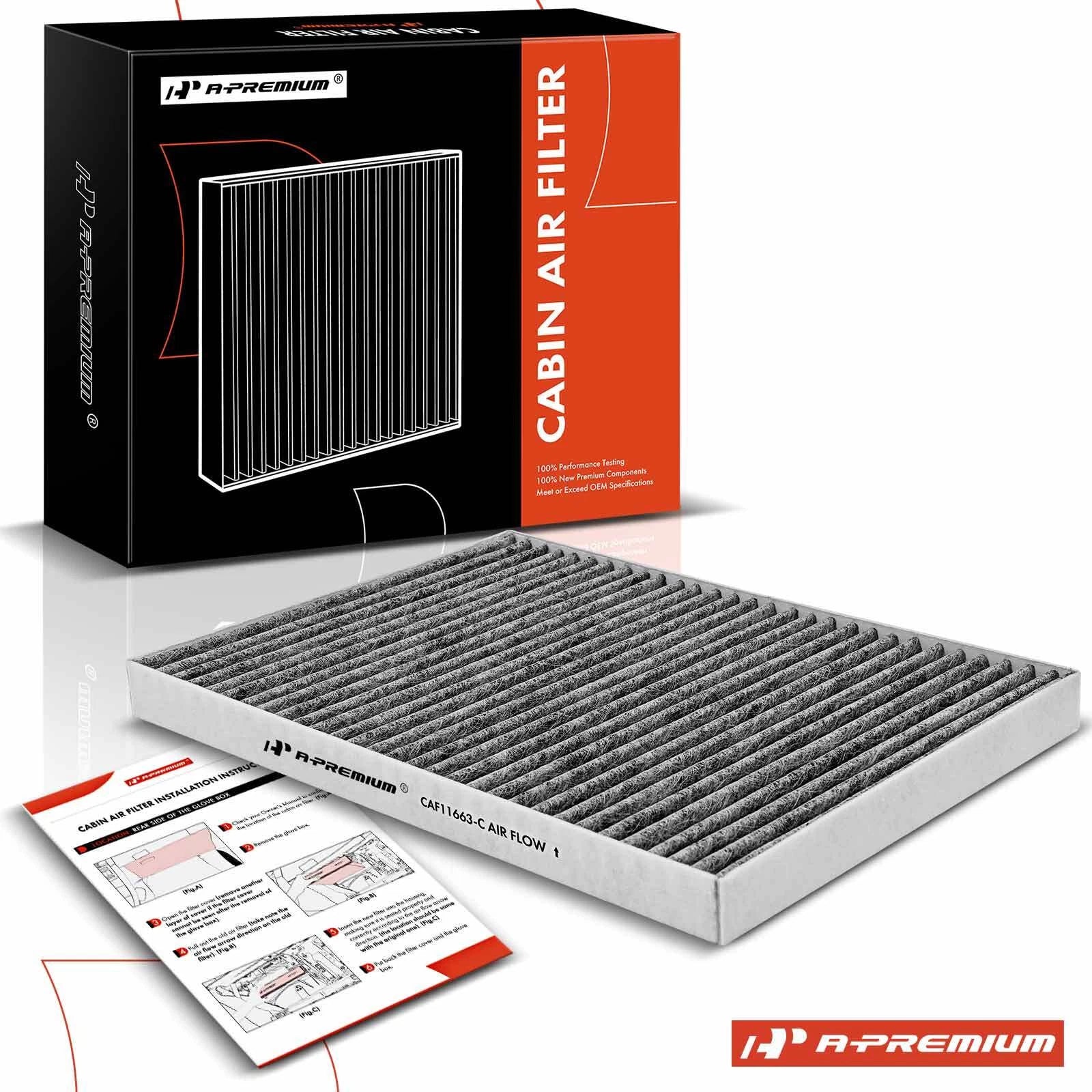 Activated Carbon Cabin Air Filter for Chevy Traverse Buick Enclave (2009–2023)