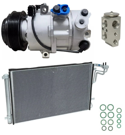 A C Compressor Kit With Condenser Replacement for Hyundai Kona 2.0L (2019–2019)
