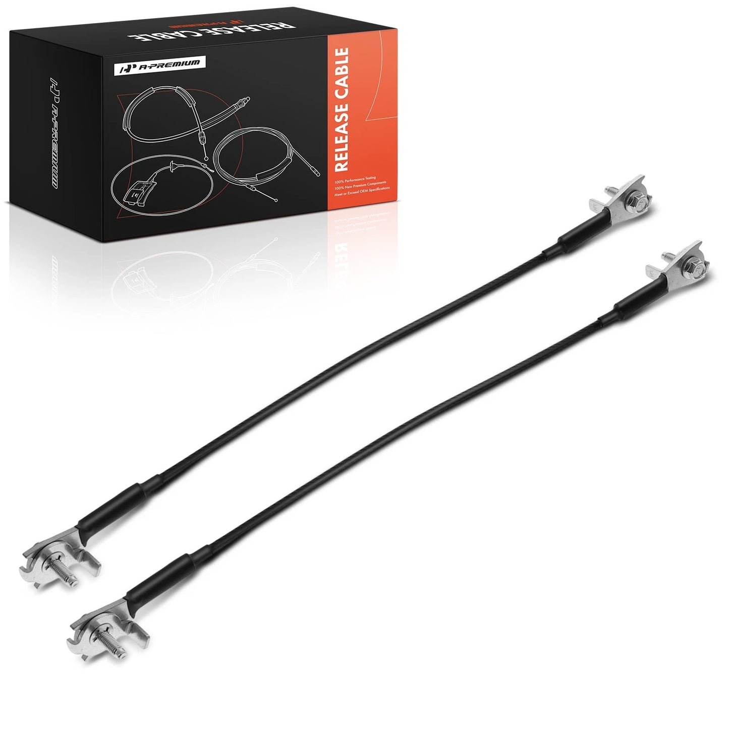 2X Tailgate Support Cables for Chevy Silverado 1500 (2014–2023)
