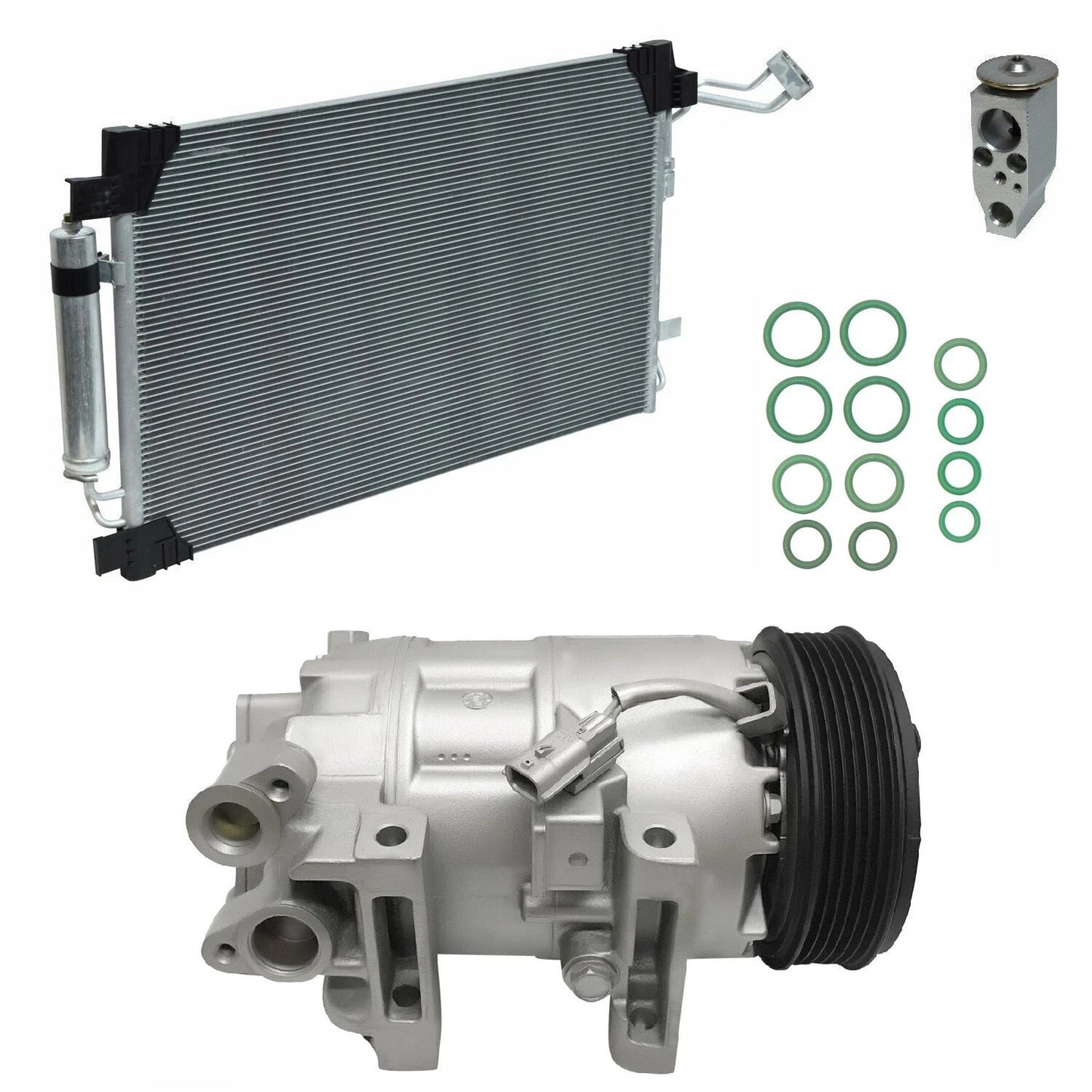 AC Compressor Kit with Condenser for Nissan Altima 2.5L (2018–2018)