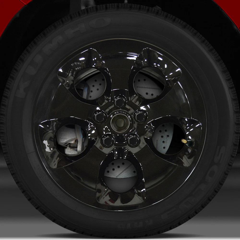 18x7.5 Factory Wheel (Black Full Face Painted w/Sticker) for 13-18 Jeep Wrangler