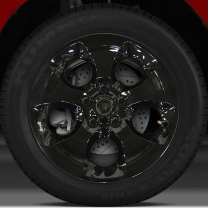 18x7.5 Factory Wheel (Black Full Face Painted w/Sticker) for 13-18 Jeep Wrangler