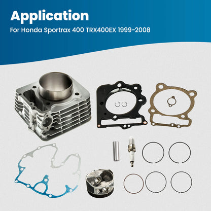 Cylinder Piston Gasket Top End Kit for Honda Sportrax 400 TRX400EX (1999–2008)