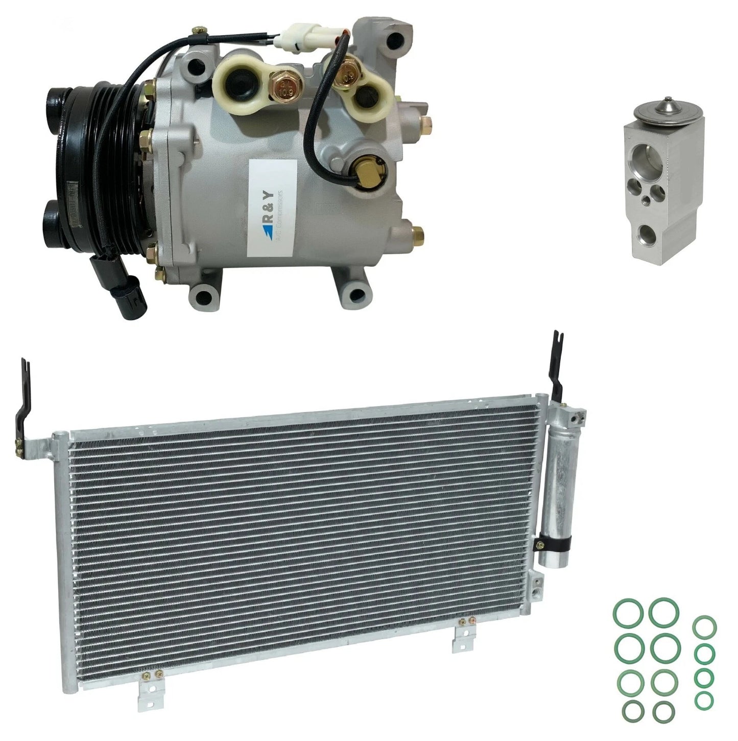 AC Compressor Kit with Condenser for Mitsubishi Galant 2.4L (2008–2012)