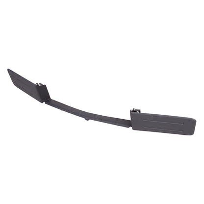 Replacement Gray Matte TPO Front Bumper Filler Panel w/o Park Assist Holes