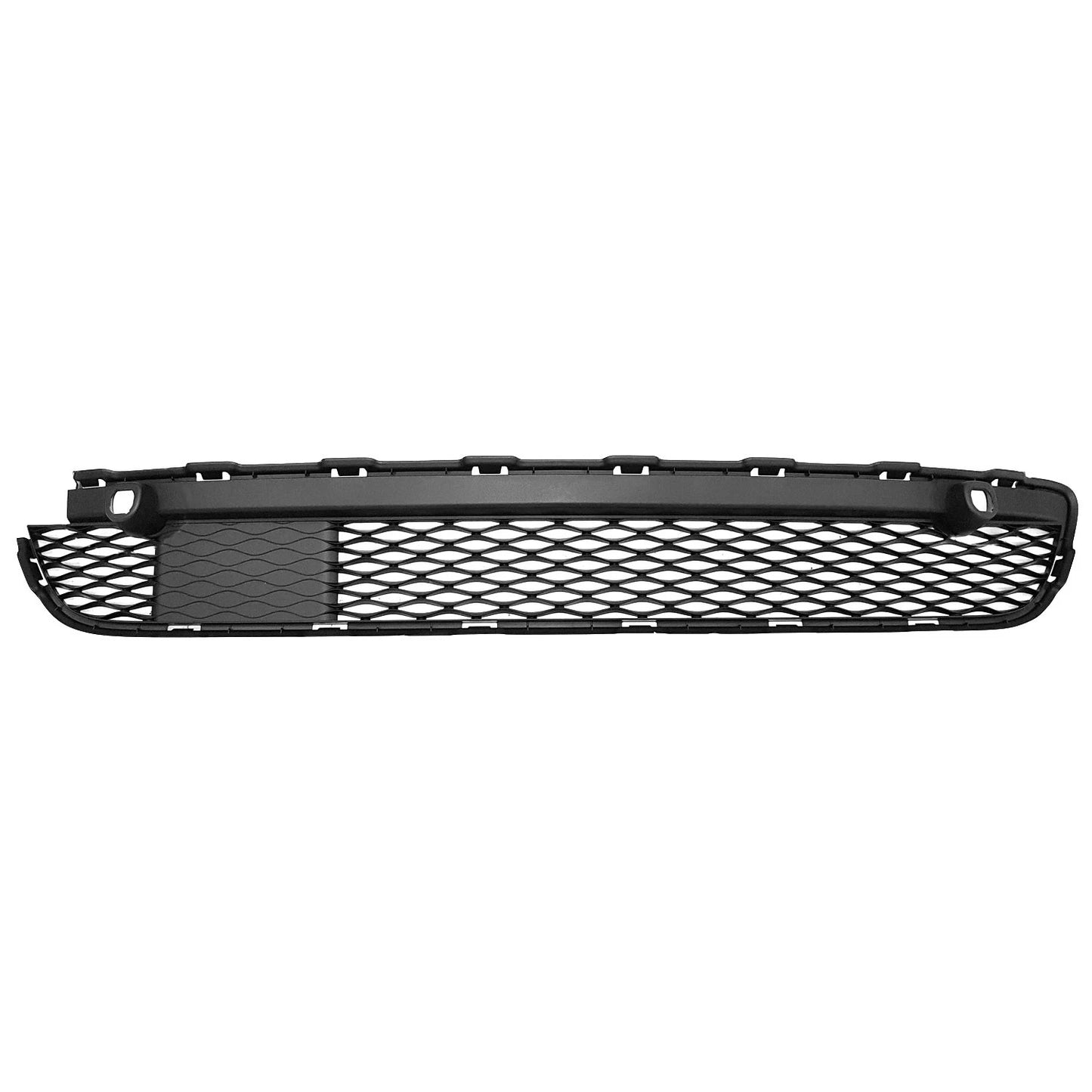 Replacement Black Textured Plastic Front Bumper Cover Grille w/Sensor Holes
