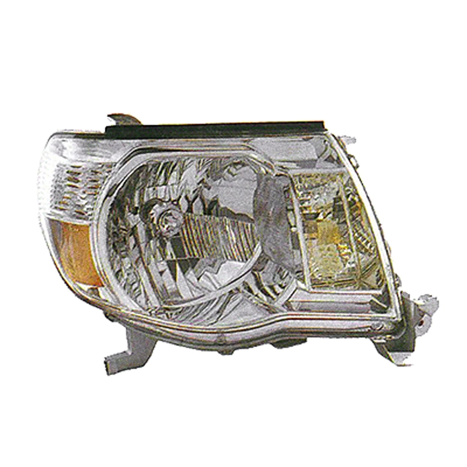 Replacement Clear Chrome Passenger Side Head Light Assembly-See Compatible Chart