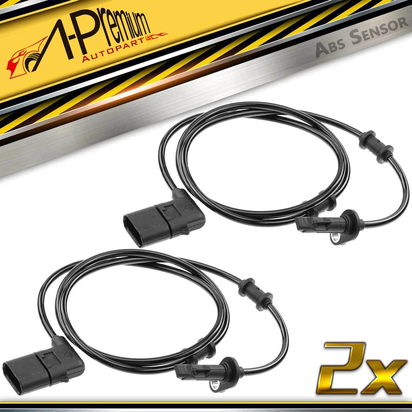 2X Rear ABS Wheel Speed Sensors for Mercedes-Benz C300 (2015–2020)