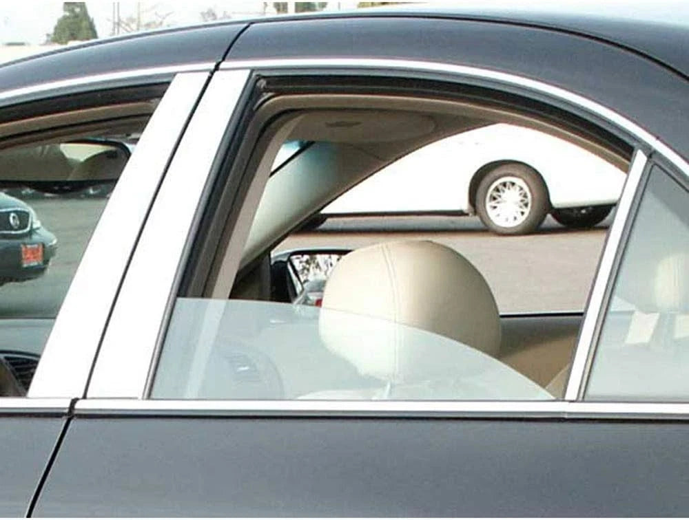 6pc. Luxury FX Chrome Pillar Post Set for 2000-2008 Lincoln LS