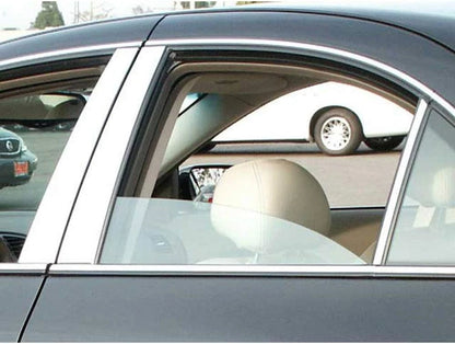6pc. Luxury FX Chrome Pillar Post Set for 2000-2008 Lincoln LS