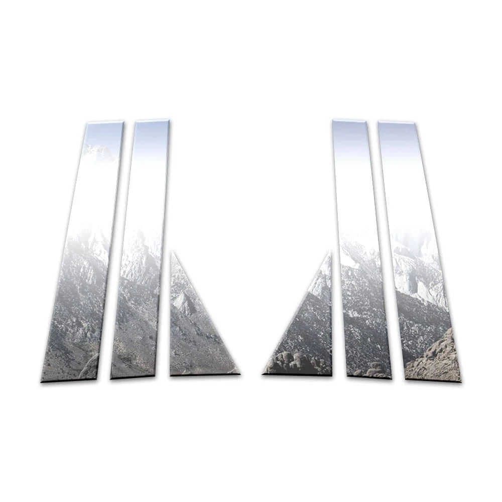 Chrome Pillar Post Covers Kit for Toyota Venza (2009–2015)