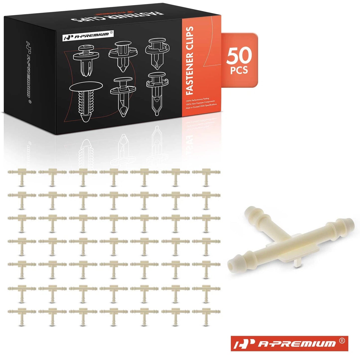 50x Hose Tee Connector for GM (Year Range Not Specified)