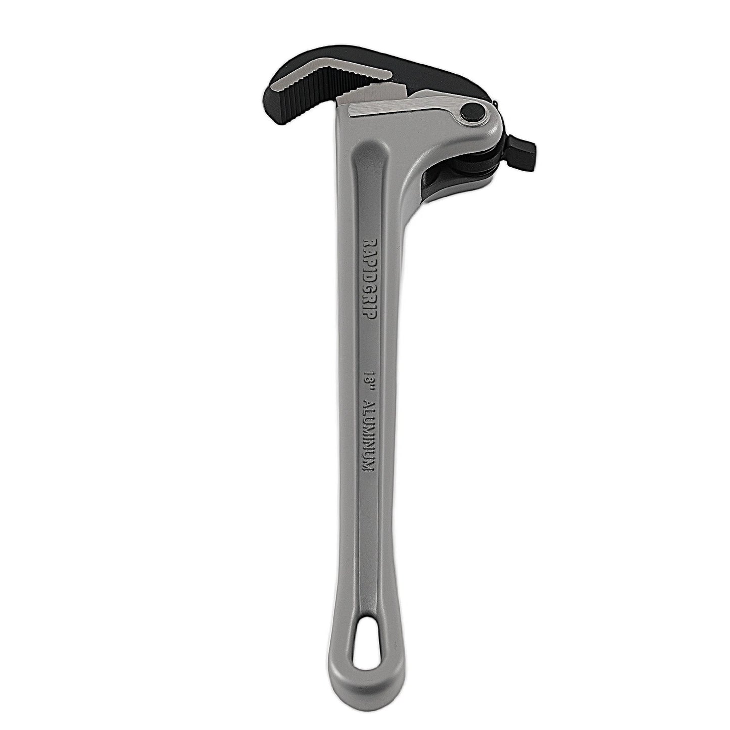 18" Aluminum Pipe Wrench for Automatic Self-Locking Heavy Duty (18–18)