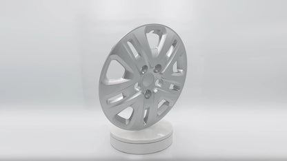 4 Bolt On Hub Caps Full Rim Wheel Covers for Dodge Grand Caravan (2014–2018)