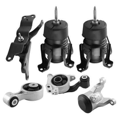 Engine Motor & Trans Mount Set of 6 for Nissan Altima 3.5L V6 (2007–2012)