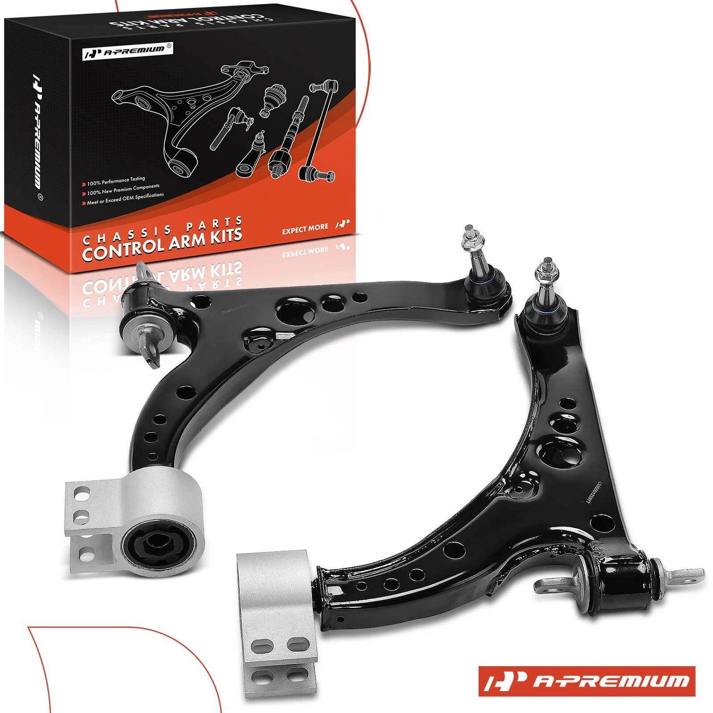 2X Front Lower Control Arm with Ball Joint for Chevy Cruze (2011–2019)