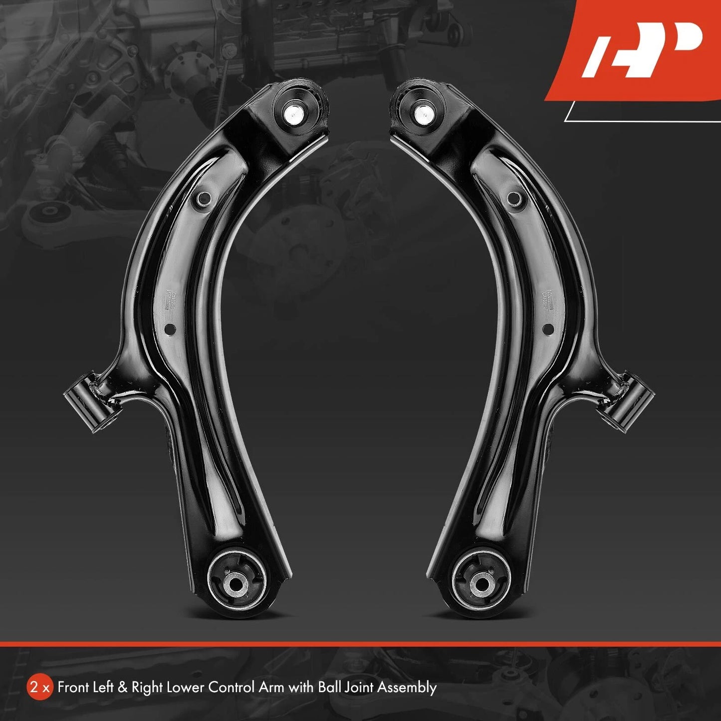2X Front Lower Control Arm with Ball Joint for Nissan Sentra (2013–2019)