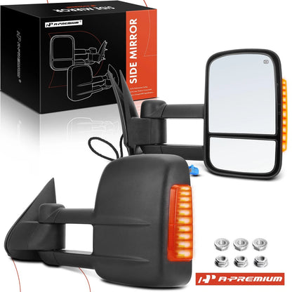 2X Power Towing Mirrors for Chevy Silverado 1500 (2003–2006)