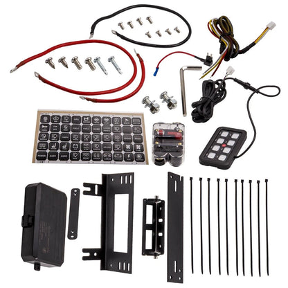 8 Gang LED Switch Panel Circuit Control Relay System for Car Truck Boat
