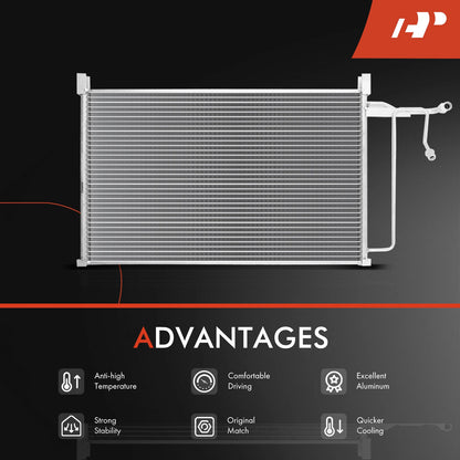 A/C Condenser for Chevrolet R1500 K10 Suburban Blazer (1989–1991)