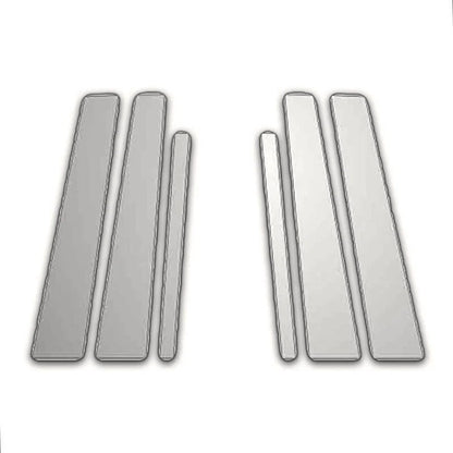 Chrome Pillar Post Covers Kit for Kia Rio (2005–2011)