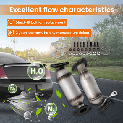 Catalytic Converters Set for Buick Enclave 3.6L 6-Cylinder (2008–2017)