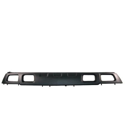 Replacement Black Front Air Deflector w/Fog Light Holes w/Tow Hook Holes