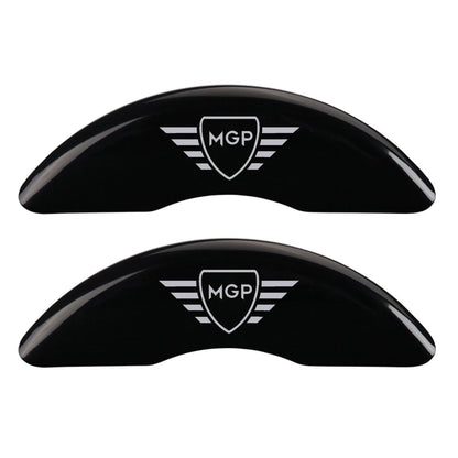 Caliper Covers Set of 4 Black MGP Logo for Jaguar XF (2016–2020)