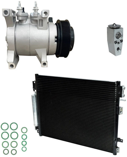 A/C Compressor With Condenser Kit for Dodge Challenger 3.6L (2011–2014)