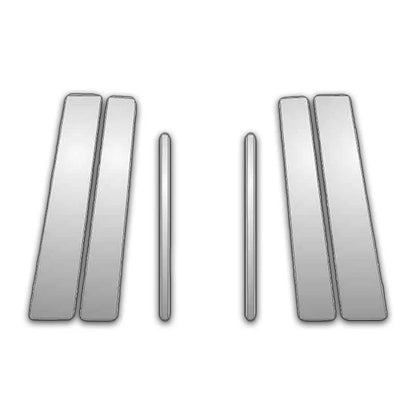 6Pc Chrome Pillar Posts for 11-19 Toyota Yaris 5Dr Liftback - P6622