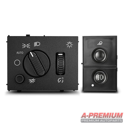 2X Fog Light Switch & Headlight Switch for Cadillac Chevy GMC Sierra