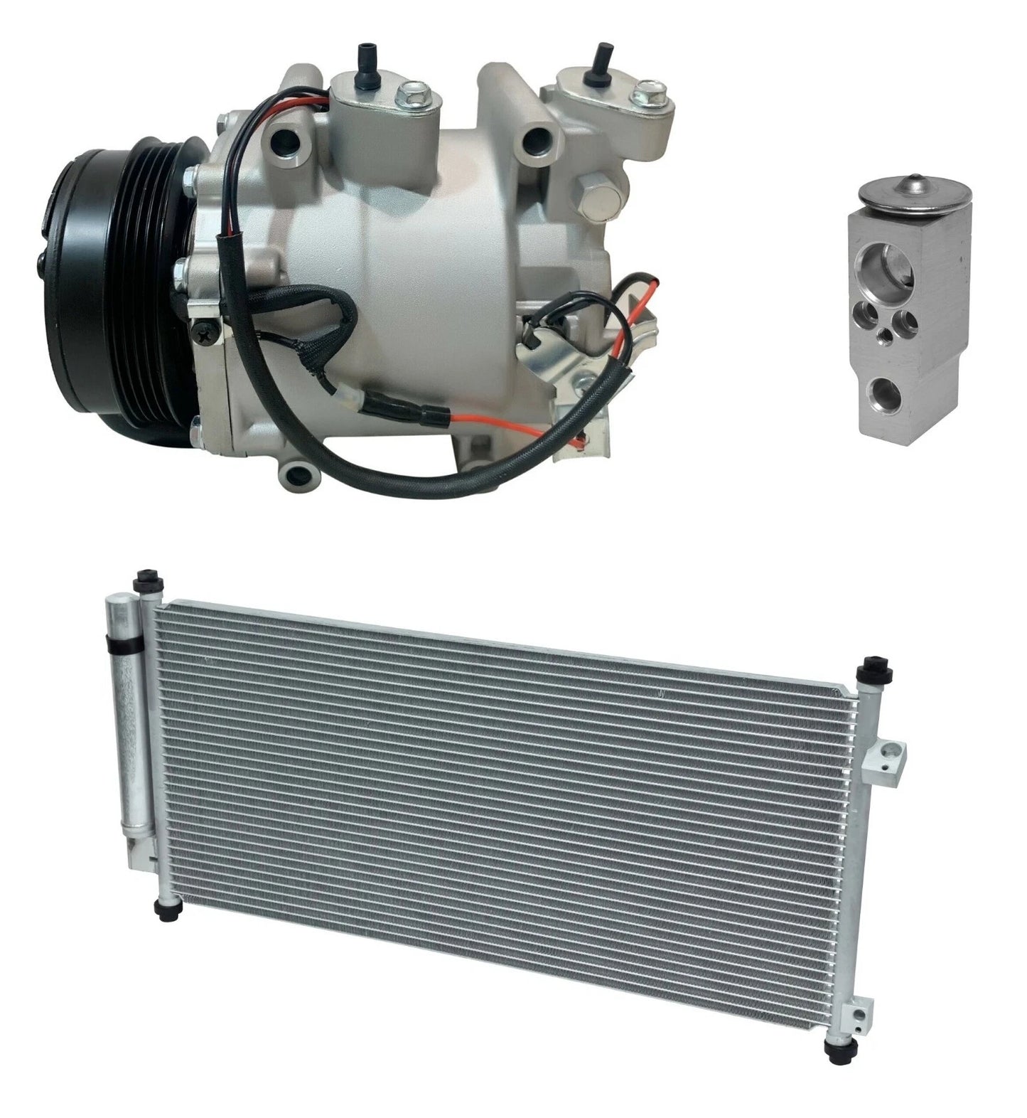 AC Compressor Kit With Condenser for Honda Fit 1.5L (2013–2017)
