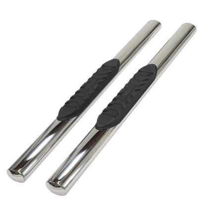 5in Oval Straight w/1 Pad Step Nerf Bar for 2015-2019 Ford F-150/250/350 Std Cab