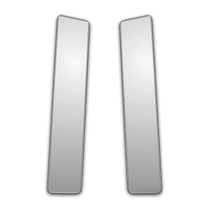 2Dr 2Pc Chrome Pillar Post Covers for 2006 Volkswagen Golf - P7217