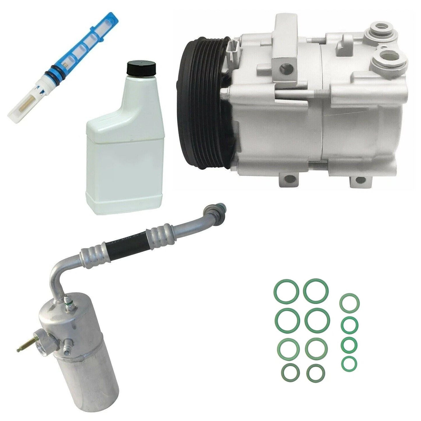 A/C Compressor Kit Replacement with Drier for Toyota Tacoma (2005–2015)