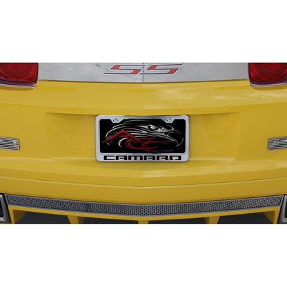 License Plate Frame Polished Plate w/ White LED for 2010–2013 Chevy Camaro