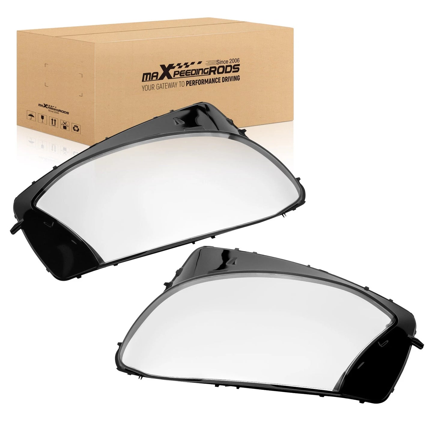 Headlight Lens Cover for Mercedes-Benz GLC-Class W253 (2016–2019)