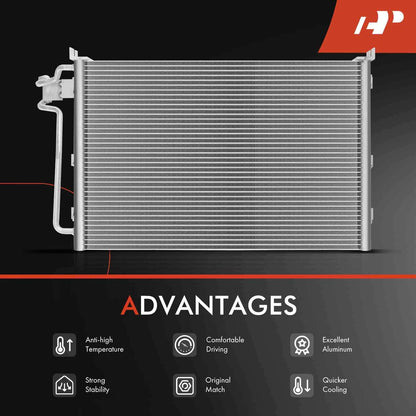 A/C Condenser with Bracket for Chevrolet Corvette (1994–1996)