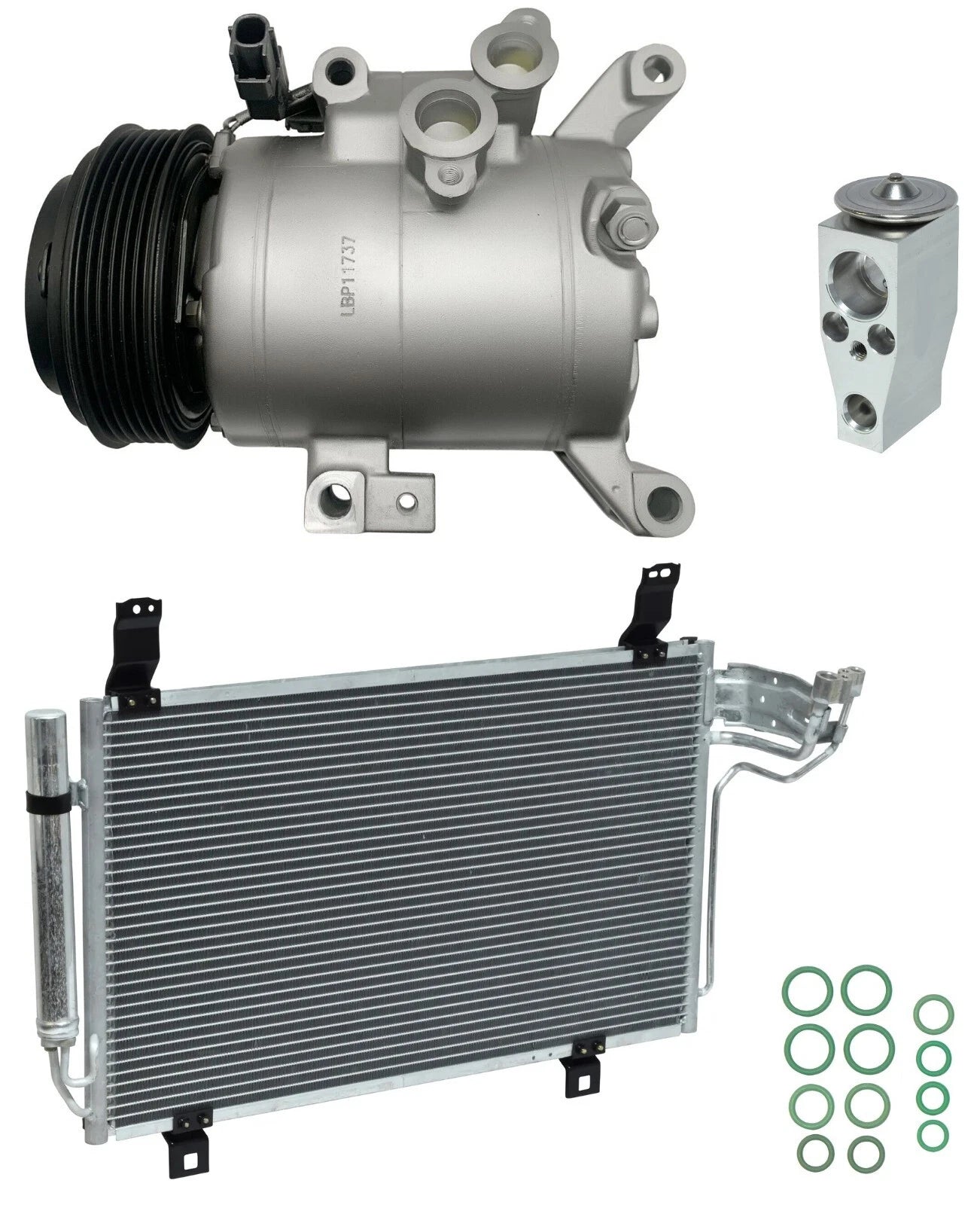 A C Compressor Kit With Condenser for Mazda CX-5 2.5L (2019–2024)