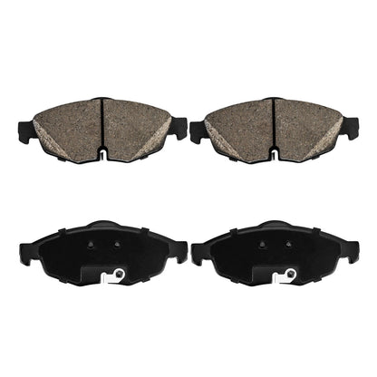 Front Ceramic Brake Pads for Chrysler Sebring & Dodge Stratus (2001–2006)